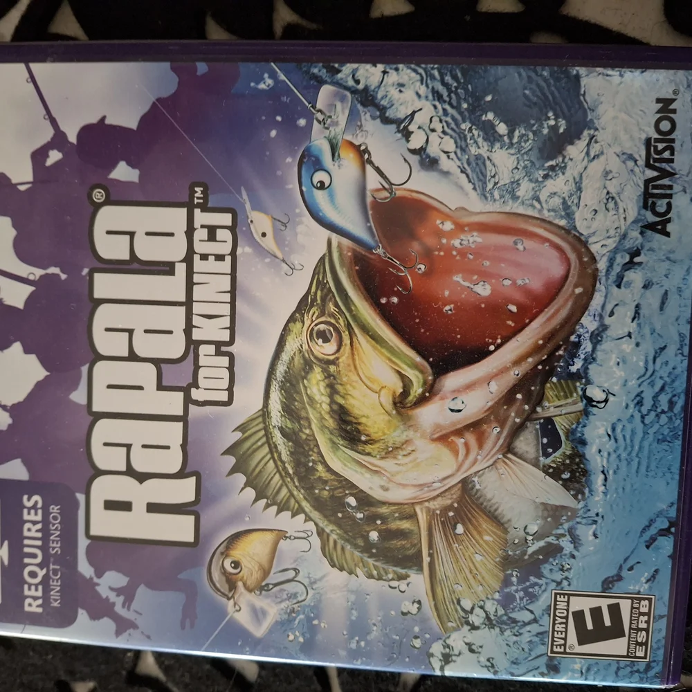 Microsoft Xbox 360 Kinect Adventures & Rapala Games